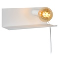 Beautiful white minimalist bedside lamp E27