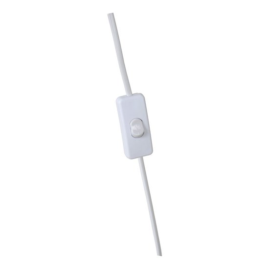 Beautiful white minimalist bedside lamp E27