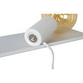 Beautiful white minimalist bedside lamp E27