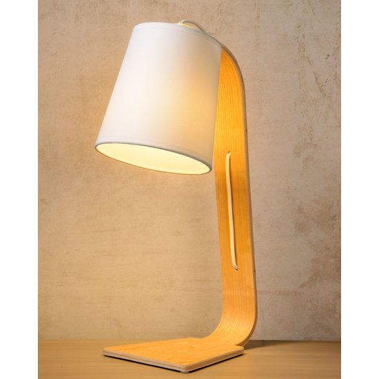 Scandinavian modern design white table lamp E14