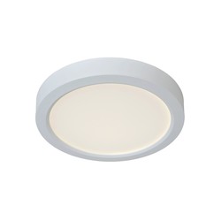 Sfeervolle strak witte design plafondlamp 22 cm LED 17W 3000K