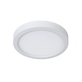 Sfeervolle strak witte design plafondlamp 22 cm LED 17W 3000K