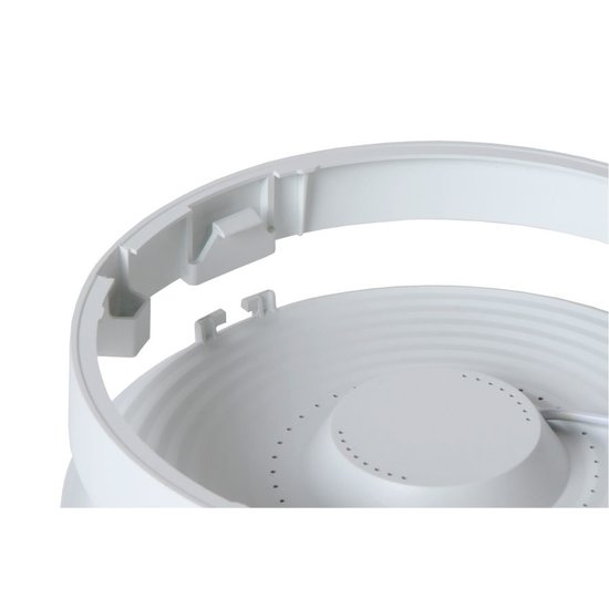 Atmospheric sleek white design ceiling lamp 22 cm LED 17W 3000K