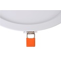 Atmospheric sleek white design ceiling lamp 22 cm LED 17W 3000K