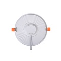 Sfeervolle strak witte design plafondlamp 22 cm LED 17W 3000K