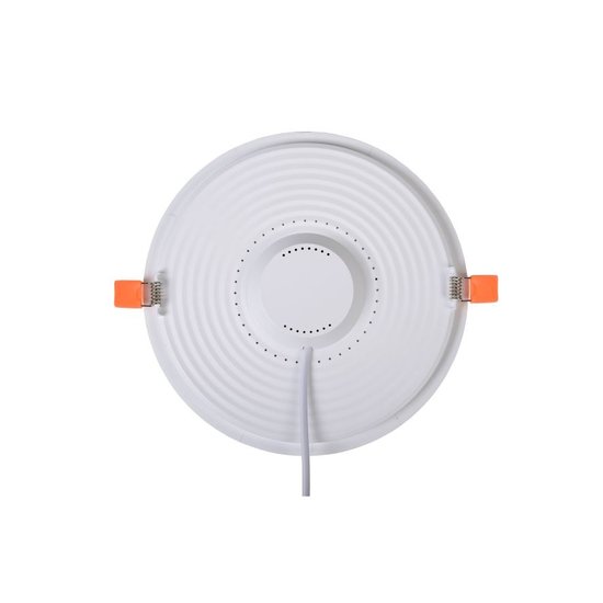 Atmospheric sleek white design ceiling lamp 22 cm LED 17W 3000K