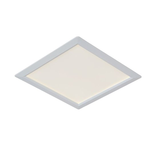 Sfeervol, strak design plafondlamp LED 17W 3000K wit