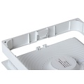 Sfeervol, strak design plafondlamp LED 17W 3000K wit