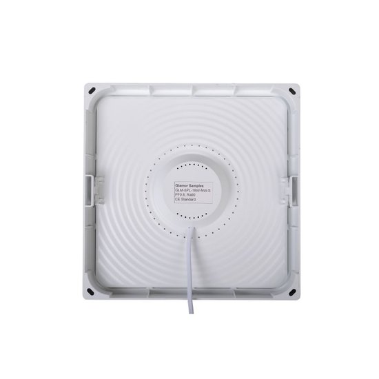 Sfeervol, strak design plafondlamp LED 17W 3000K wit