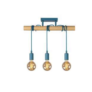 Tough, playful and modern ceiling lamp E27 blue