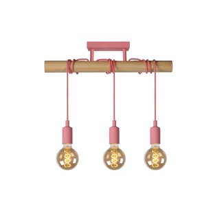 Stoere, speels roze moderne plafondlamp E27