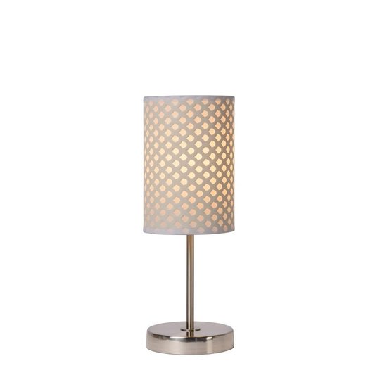 Modern and trendy white table lamp 13 cm E27