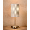 Modern and trendy white table lamp 13 cm E27