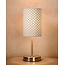 Modern and trendy white table lamp 13 cm E27