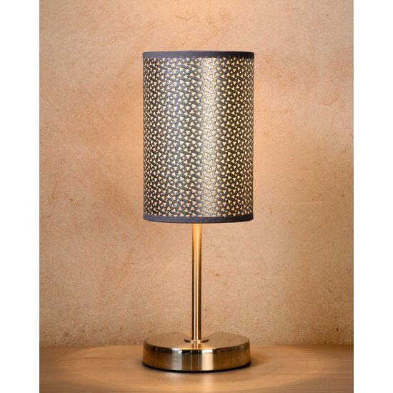 Trendy gray modern table lamp 13 cm E27