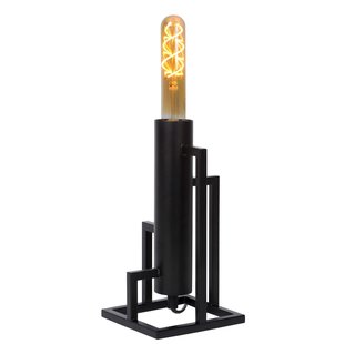 Lámpara de mesa negra moderna atmosférica E27