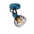 Blue industrial wall spot (children's room), simple fun shape E27