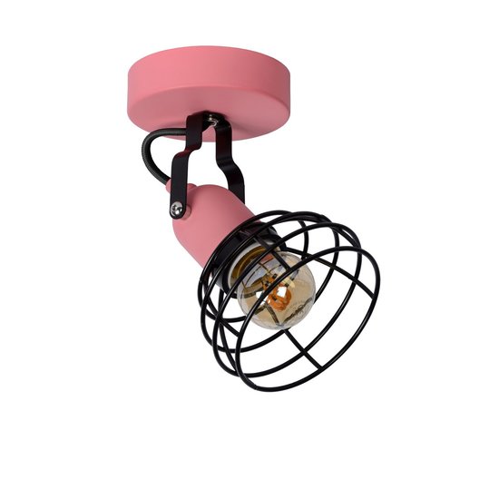 Pink simple and fun shape industrial wall spot (children's room) E27