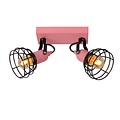 Speels roze en stoere moderne plafondlamp E27