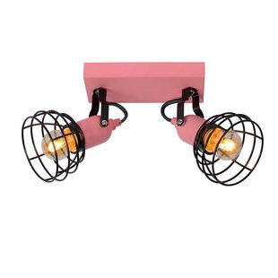 Playful pink and cool modern ceiling lamp E27