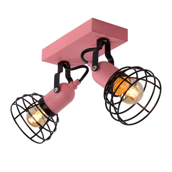 Playful pink and cool modern ceiling lamp E27