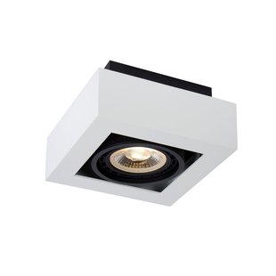Simple white modern square ceiling spot LED DIM GU10 12W 2200/3000K