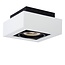 Foco de techo cuadrado moderno simple blanco LED DIM GU10 12W 2200/3000K