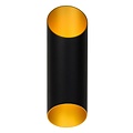 Black cylindrical elegant modern wall lamp 10 cm G9