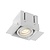 Functional white recessed spot with industrial look GU10 50W