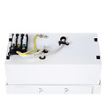Witte dubbele trimless inbouwspot 2xGU10 in te pleisteren