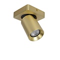Matt gold/brass simple cylindrical ceiling spot LED DIM GU10 5W 2200K/3000K