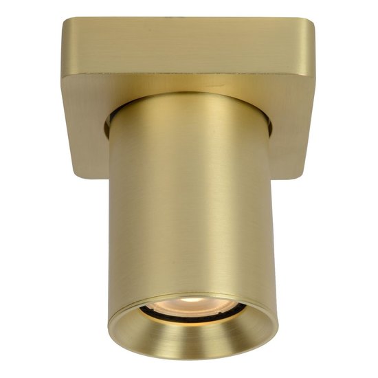 Matt gold/brass simple cylindrical ceiling spot LED DIM GU10 5W 2200K/3000K