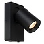 Spot mural noir au design épuré et épuré LED DIM GU10 5W 3000K USB