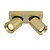 Timeless simple cylindrical ceiling spot LED DIM GU10 5W 2200K/3000K matt gold/brass