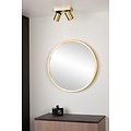Spot de plafond cylindrique simple intemporel LED DIM GU10 5W 2200K/3000K or mat/laiton