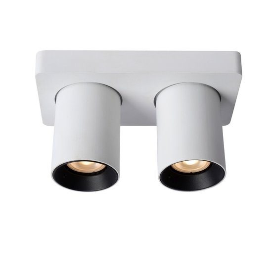 White simple cylindrical ceiling spotlight LED DIM GU10 5W 2200K/3000K