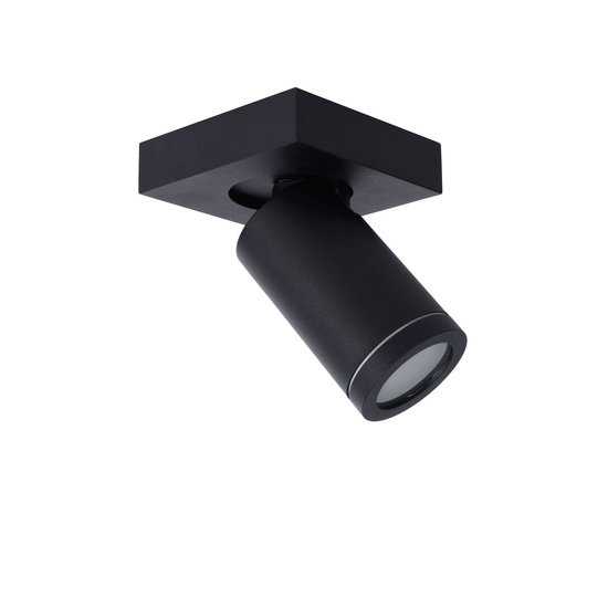 Modern black and practical cylindrical ceiling spot LED DIM GU10 5W 2200K/3000K IP44
