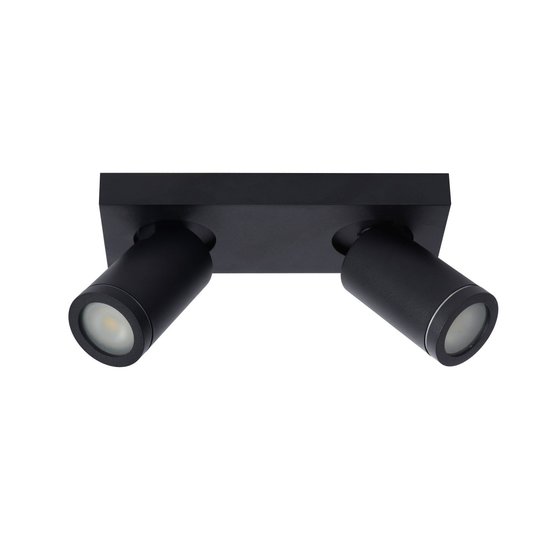 Black modern cylindrical practical ceiling spot LED DIM GU10 5W 2200K/3000K IP44