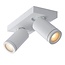 Spot de plafond cylindrique blanc moderne et pratique LED DIM GU10 5W 2200K/3000K IP44