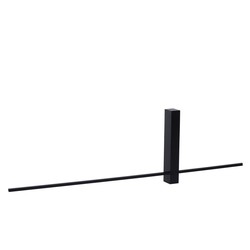 Aplique de pared elegante minimalista LED 6W 2700K negro