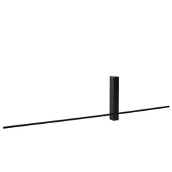 Aplique minimalista elegante negro LED 10W 2700K