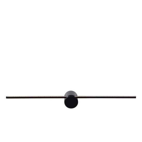 Simpel en moderne wandlamp LED 6W 2700K IP44 zwart