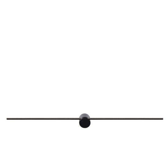 Simple and modern black wall lamp LED 10W 2700K IP44