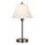 Practical modern matt chrome table lamp 22 cm E14 3 StepDim