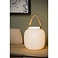 Compact luxurious white table lamp 16.5 cm E14