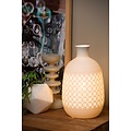 White authentic retro look table lamp 15.4 cm E14