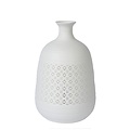 Authentique lampe de table blanche au look rétro 18,6 cm E14