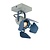 Plafonnier Cool Hip inclinable GU10 bleu