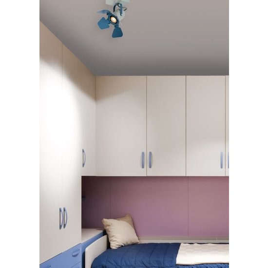 Cool foco de techo inclinable a la cadera GU10 azul