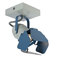 Cool foco de techo inclinable a la cadera GU10 azul